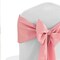 10 Pieces Rose Elegant 8"x108" Polyester Chair Sashes for Weddings & Special Events